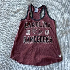Vintage University of South Carolina burgundy tank top.